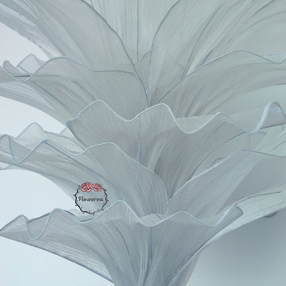 Flowerva''Morning Mist in the Mountains'' gray wedding table flower decoration