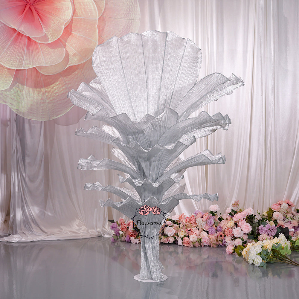 Flowerva Height Fabric Table Flower Wedding Decor(Without Flowers)