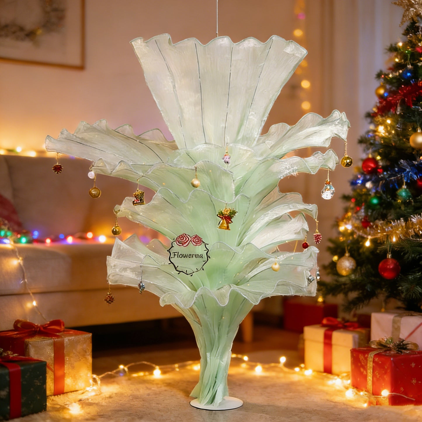 Flowerva Height Fabric Table Flower Christmas Decor (Including Hanging Decor)