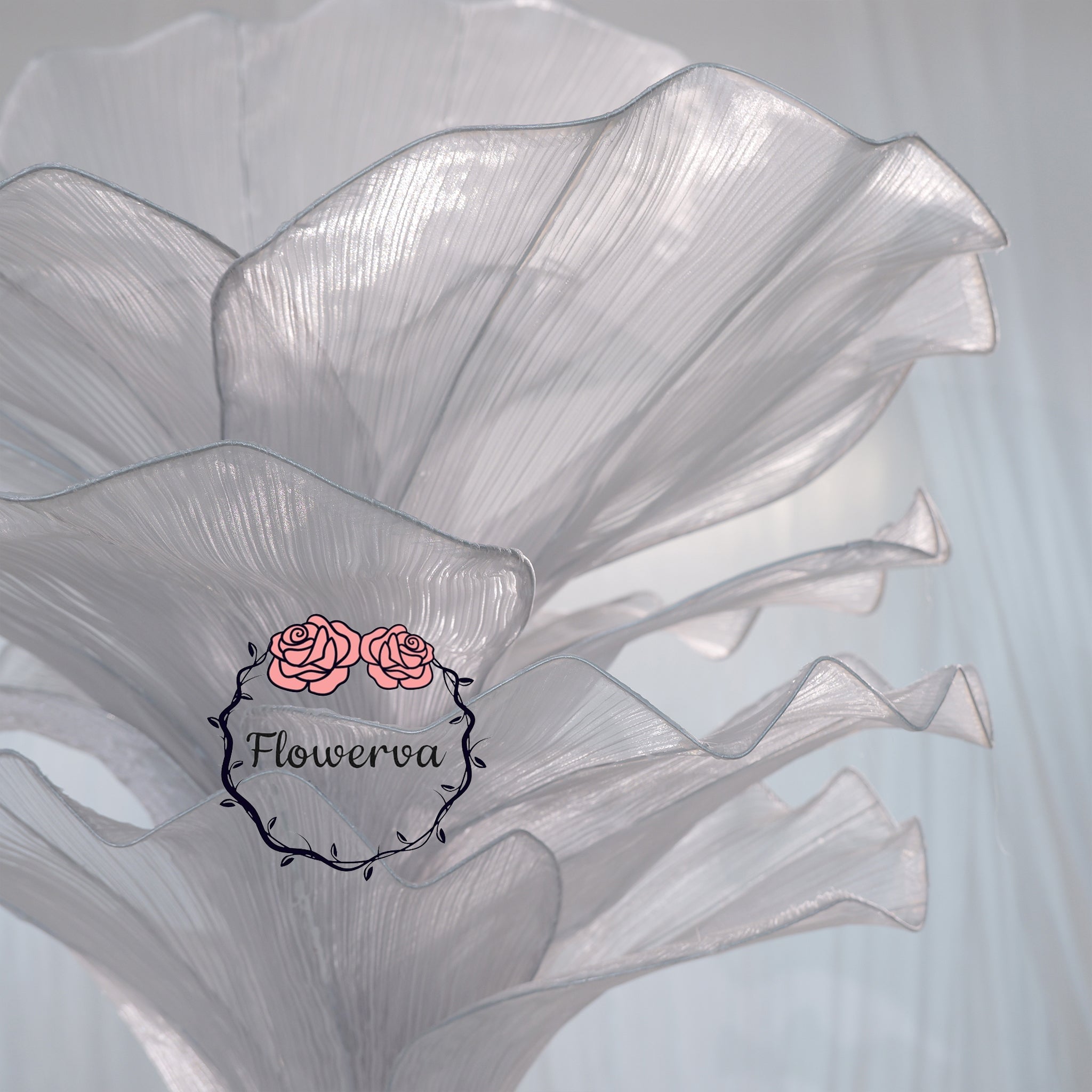 Flowerva Wedding Table Flower Decoration Grey 180cm