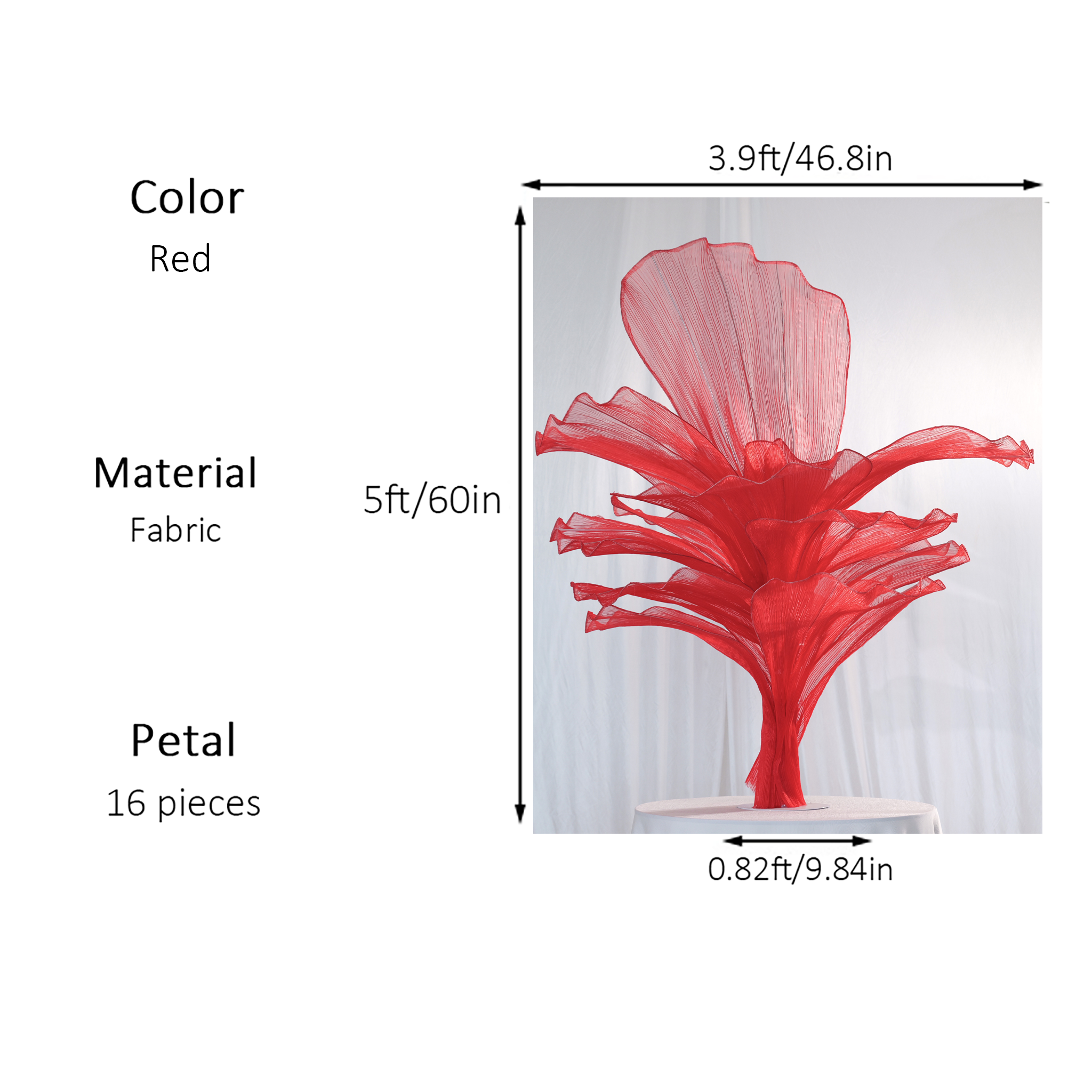 Flowerva Aesthetic Wedding Art Ceremony Red Vintage