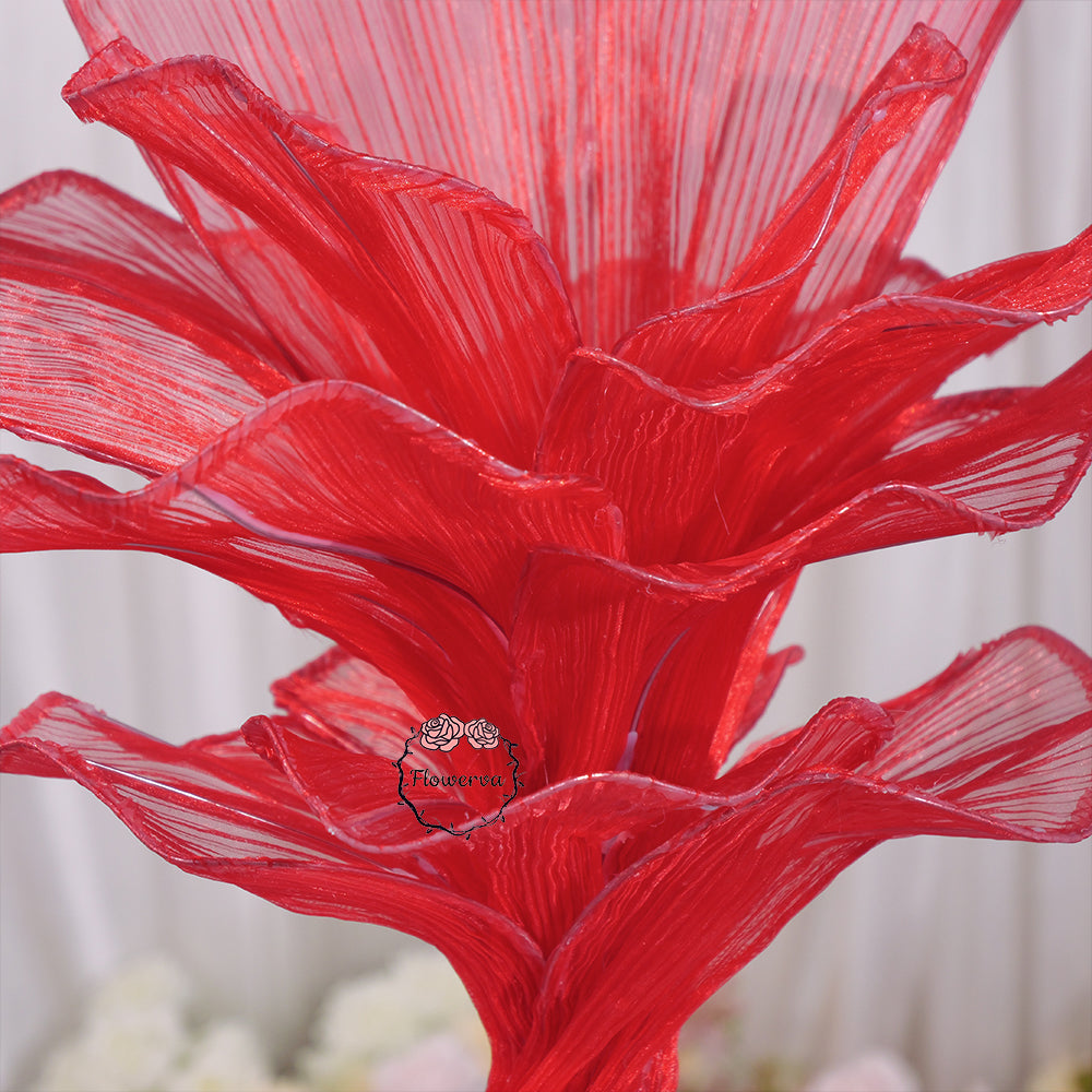 Flowerva Height Fabric Table Flower Wedding Decor(Without Flowers)