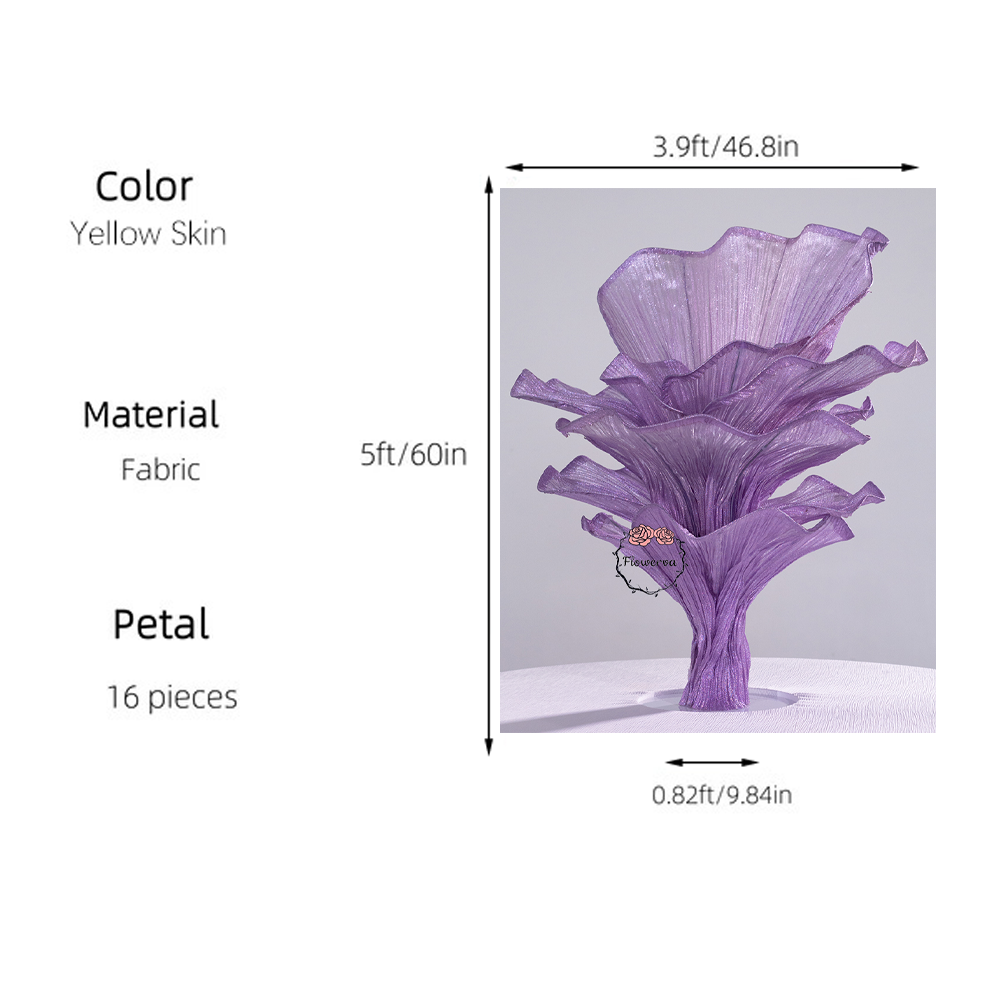 Flowerva Amethyst Wedding and Home Art Decoration