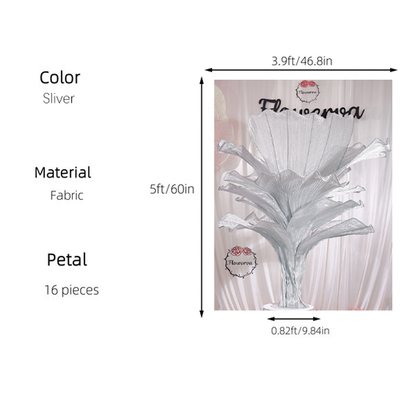 Flowerva Height Fabric Table Flower Wedding Decor(Without Flowers)