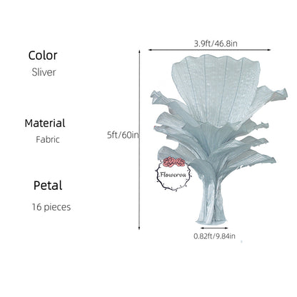 Flowerva Height Fabric Table Flower Wedding Decor(Without Flowers)