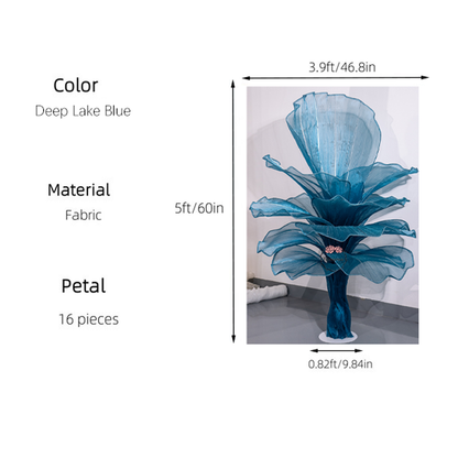 Flowerva Height Fabric Table Flower Wedding Decor(Without Flowers)