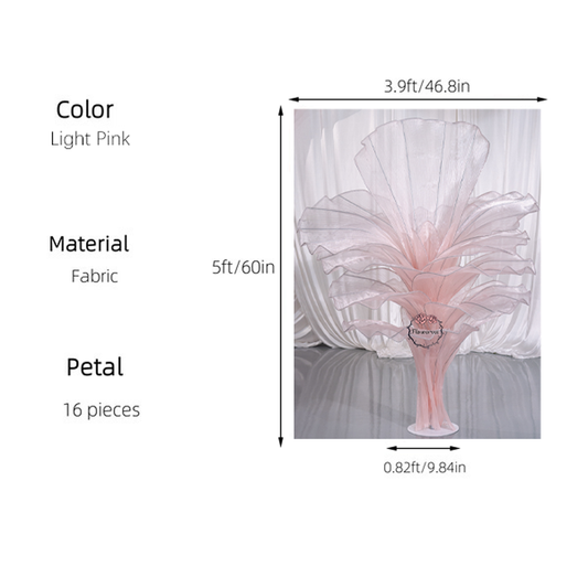 Ensemble de 36 pétales semi-finis