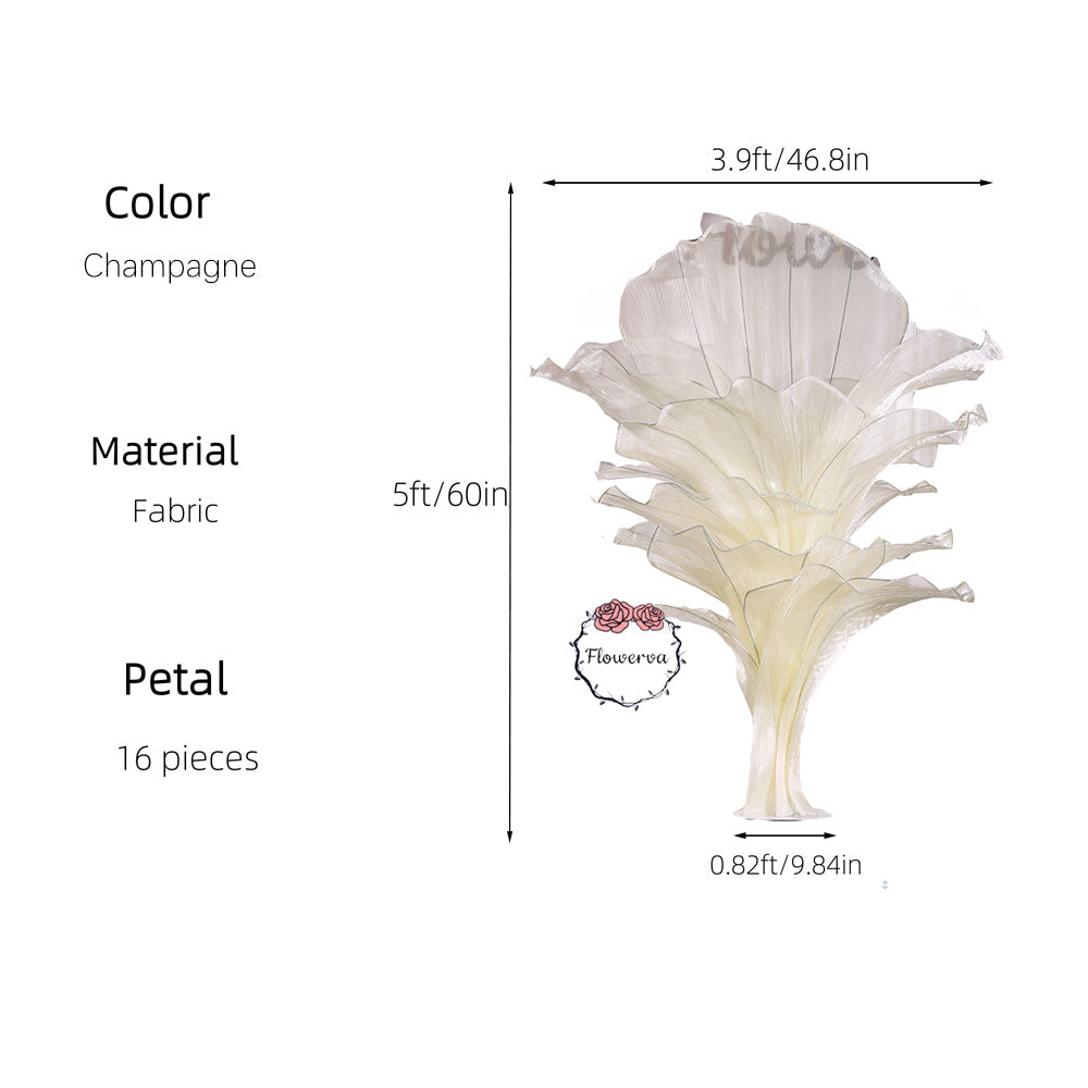 Flowerva Height Fabric Table Flower Wedding Decor(Without Flowers)