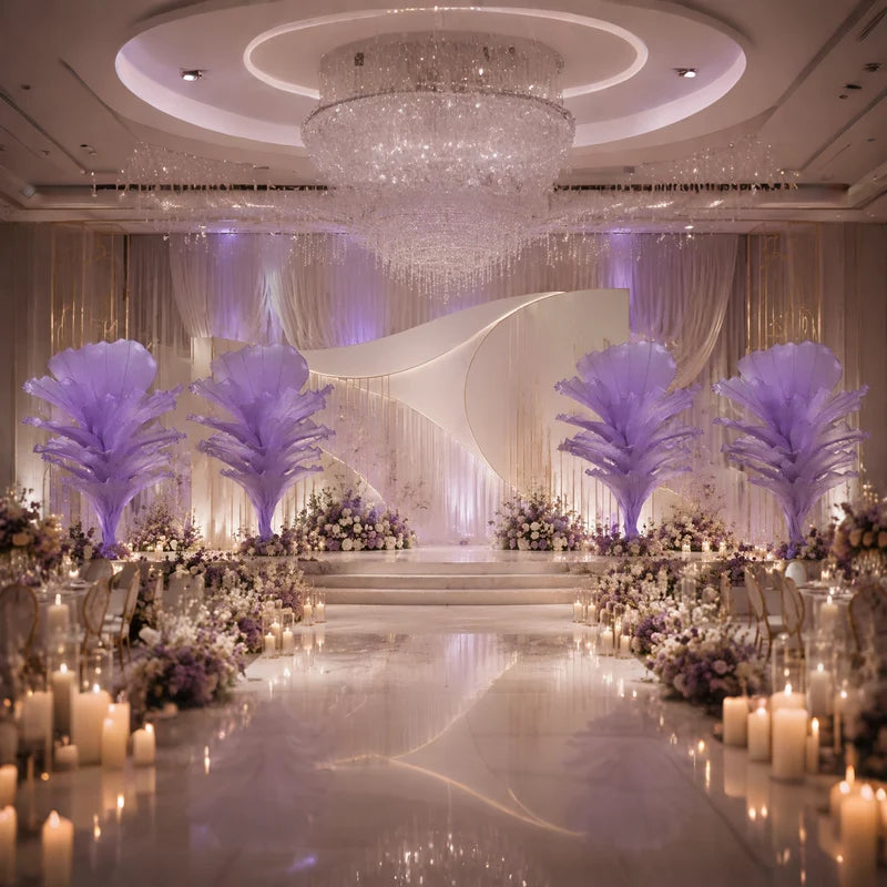 Flowerva Luxury Fabric Floral Centerpieces Handcrafted Wedding & Event Decor