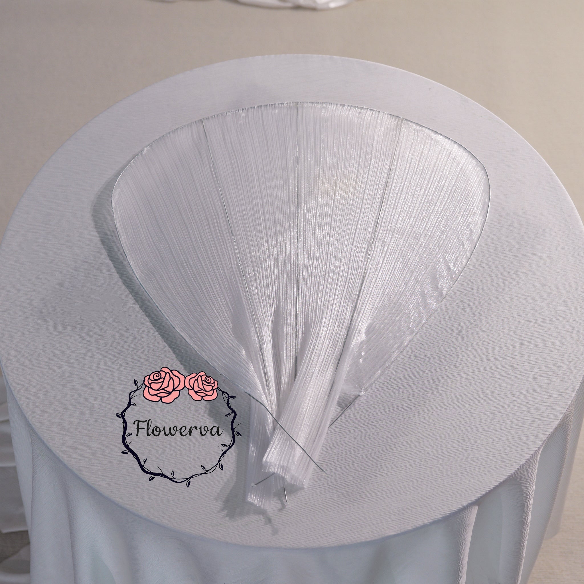 Flowerva Floral Accents Wedding & Home Decor White