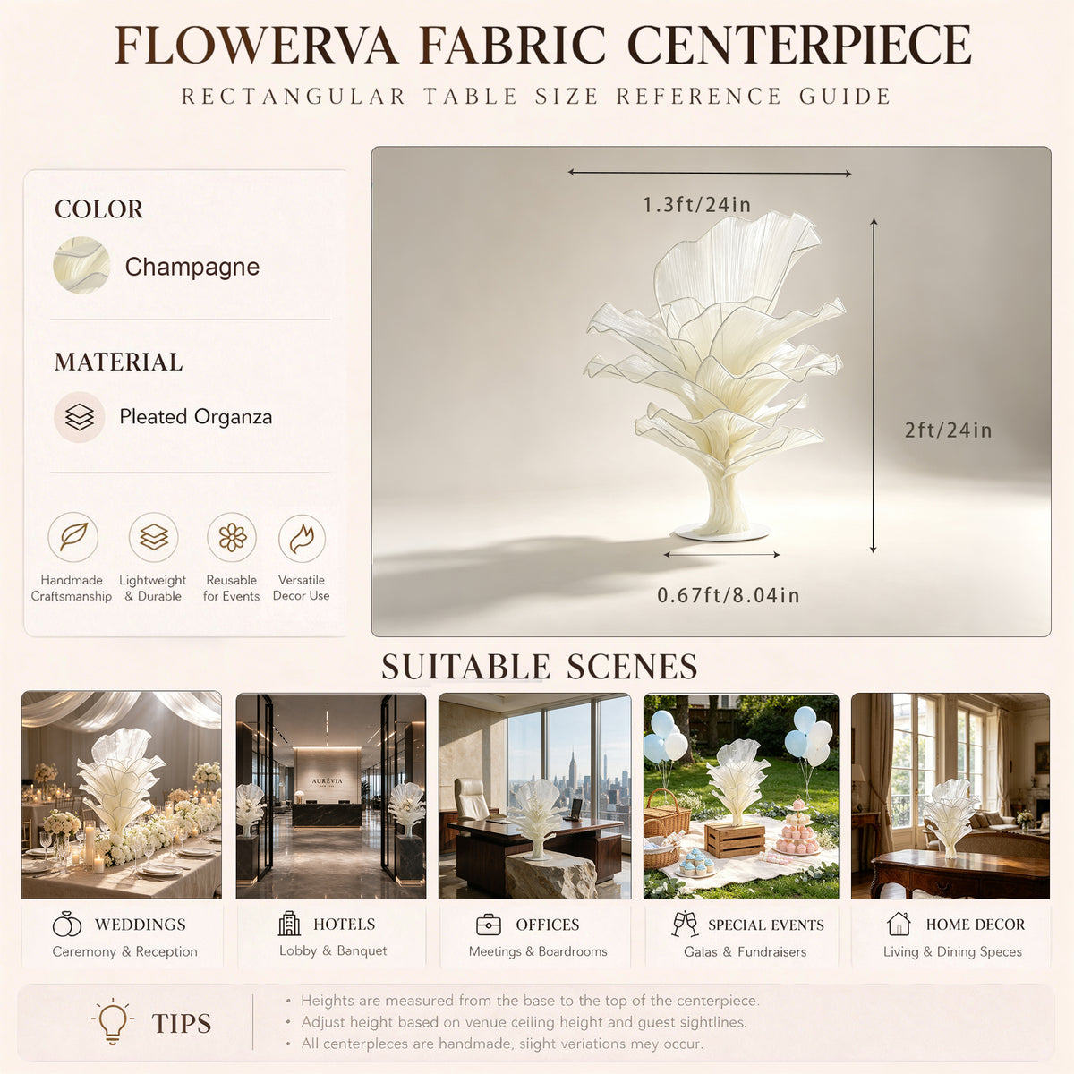 Flowerva Forever Blooming Wedding Home Art Installation