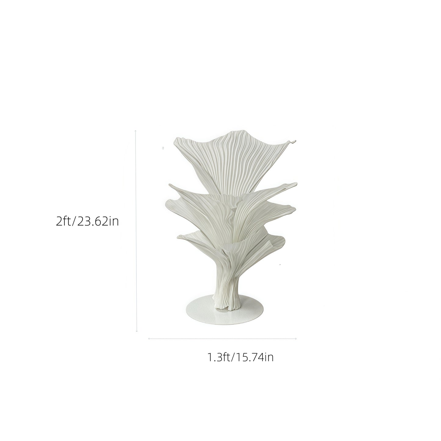 Flowerva "Romantic Light" Table Flower Wedding Decoration/Home Decor