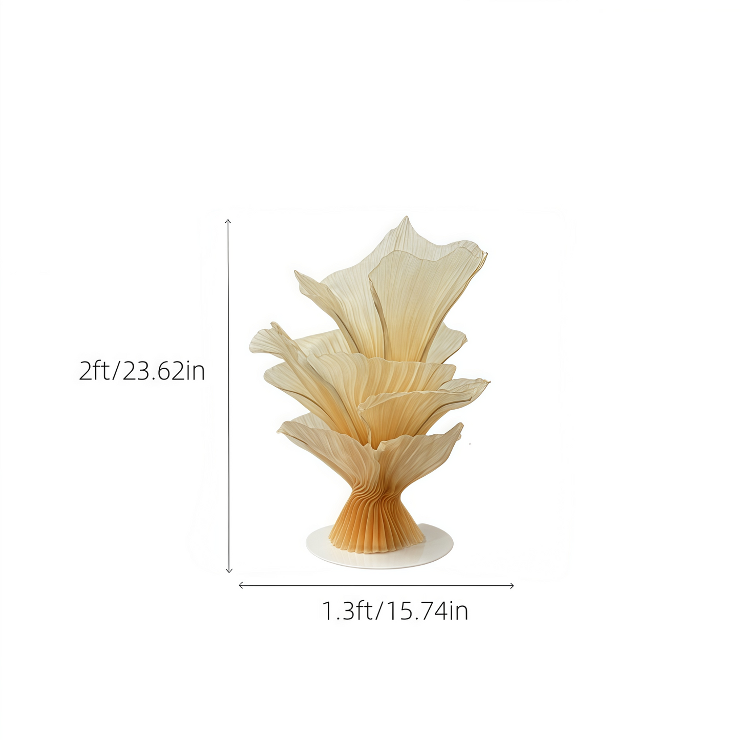 Flowerva Champagne Table Flower Wedding Table Centerpiece