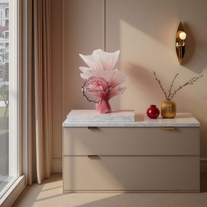 Flowerva "Romantic Light" Table Flower Wedding Decoration/Home Decor