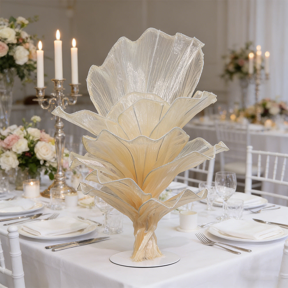 Flowerva Height Fabric Table Flower Wedding Decor(Without Flowers)