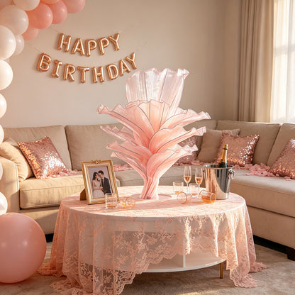 Flowerva Height Fabric Table Flower Wedding Decor(Without Flowers)