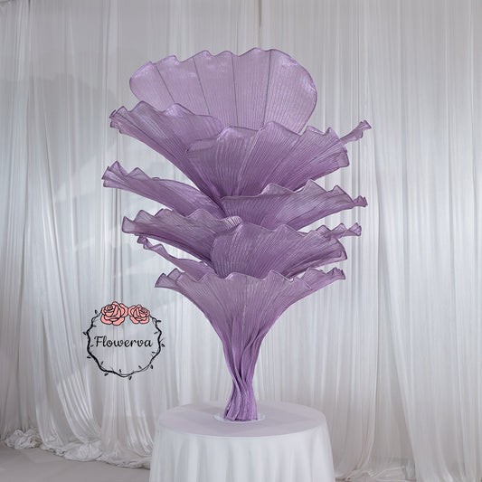Flowerva Table Flower Wedding Decoration Pearl Purple