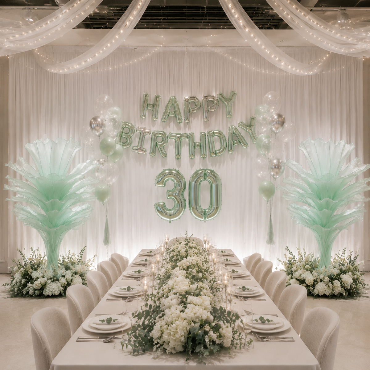 Flowerva Luxury Fabric Floral Centerpieces Handcrafted Wedding & Event Decor