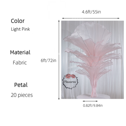 Flowerva Table Flower Wedding Decoration Light Pink