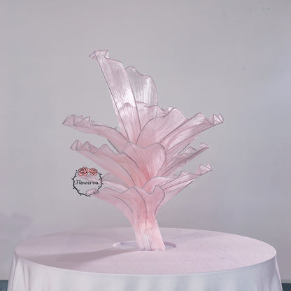 Flowerva Height Fabric Table Flower Wedding Decor(Without Flowers)