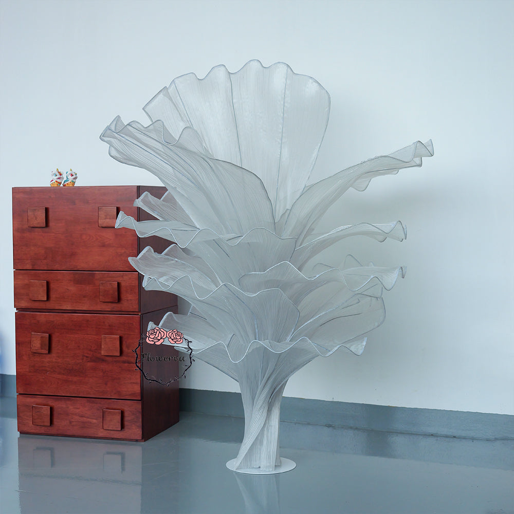 Flowerva''Morning Mist in the Mountains'' gray wedding table flower decoration