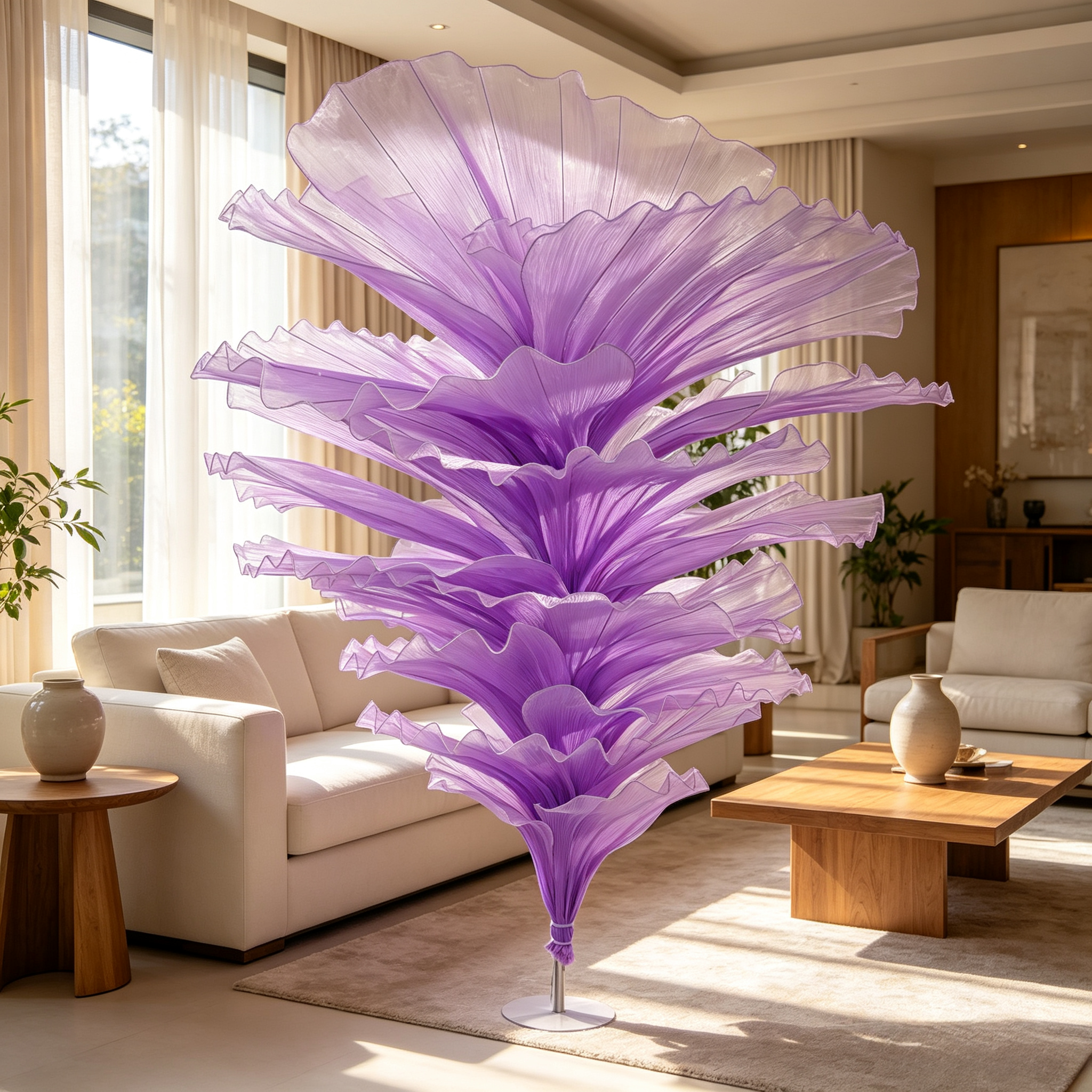 Flowerva Gradient Violet Wedding Table Flower Ready