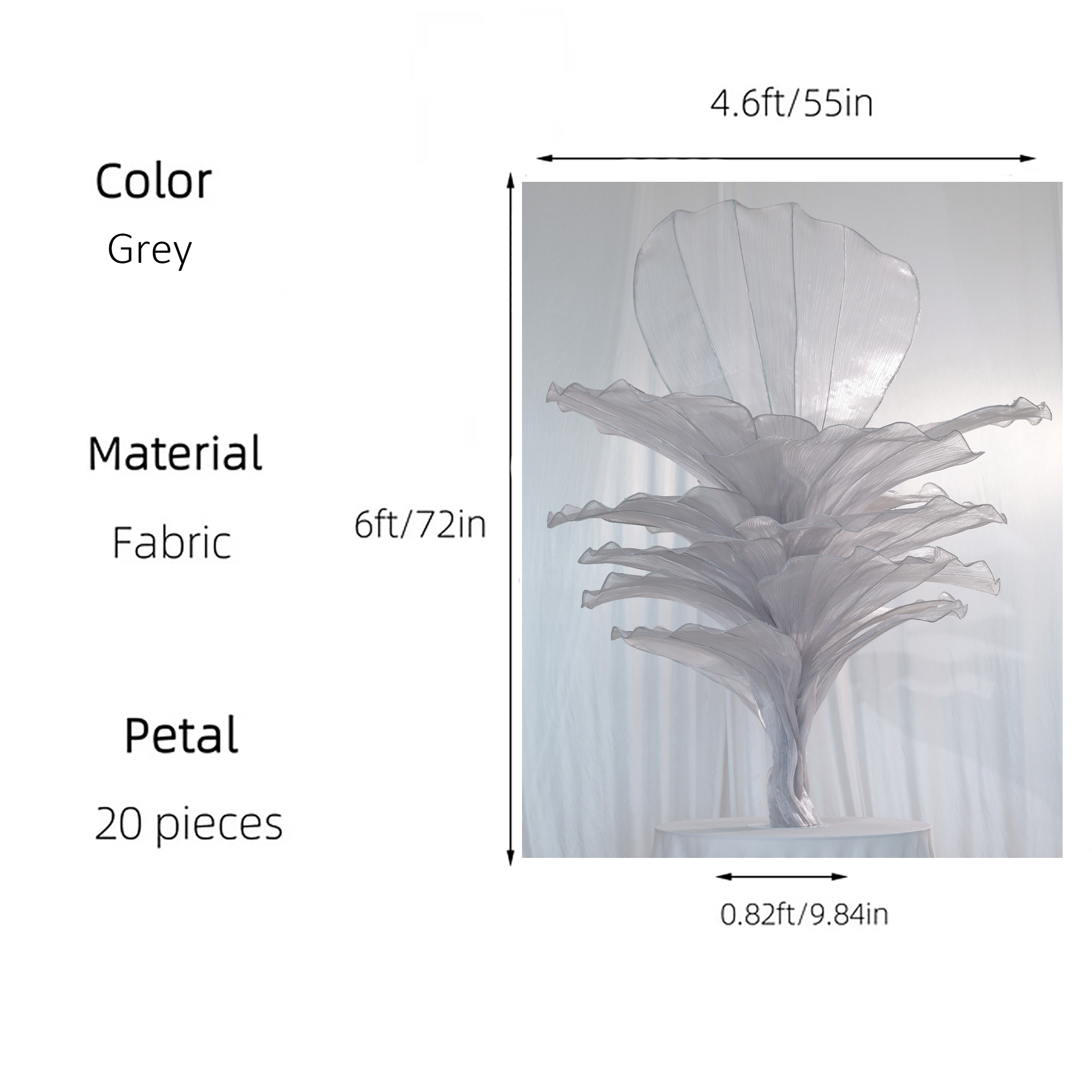 Flowerva Table Floral Compositions Wedding Table Decor 180cm