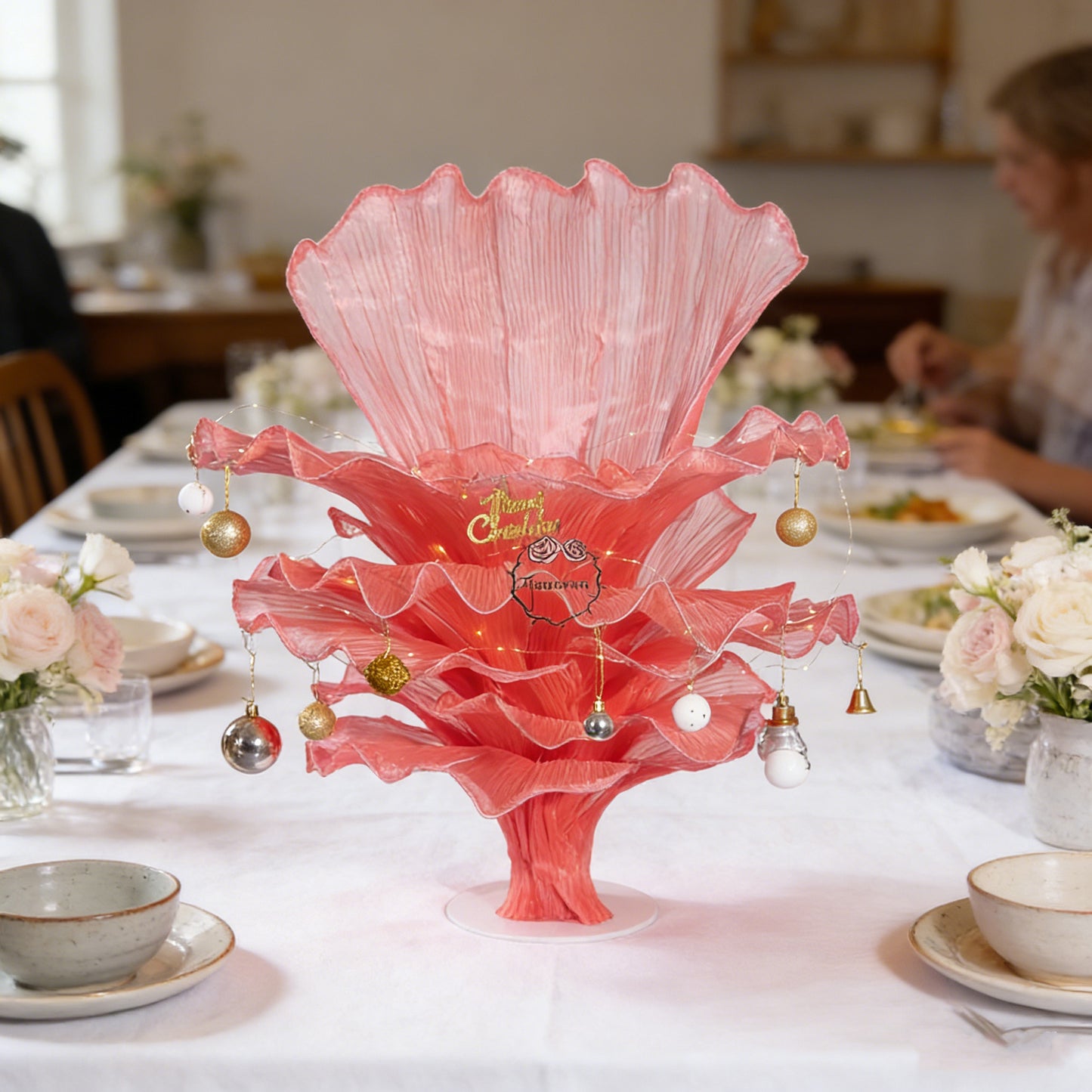 Flowerva Height Fabric Table Flower Christmas Decor (Including Hanging Decor)