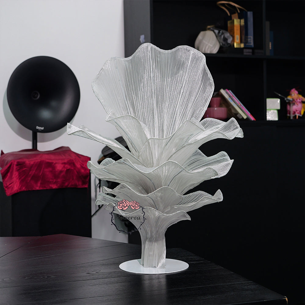 Flowerva''Morning Mist in the Mountains'' gray wedding table flower decoration