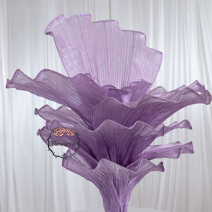 Flowerva Table Flower Wedding Decoration Pearl Purple