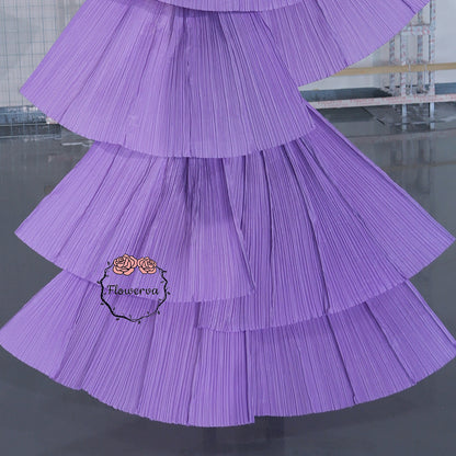 Flowerva Retro Fan Shaped Design Wedding&Event Decoration