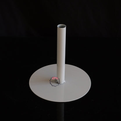 Flowerva Sturdy Matte White Base Stand