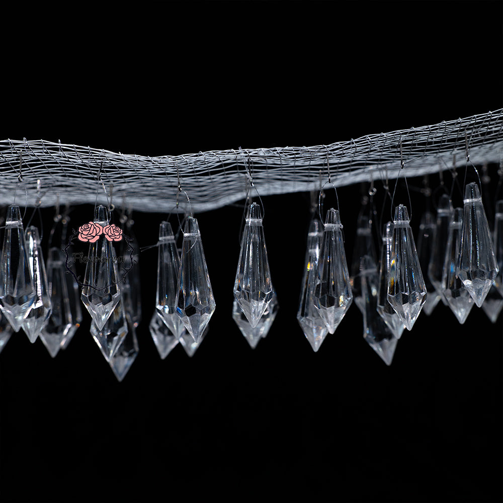 Flowerva Beaded Wire Mesh Wedding Decor