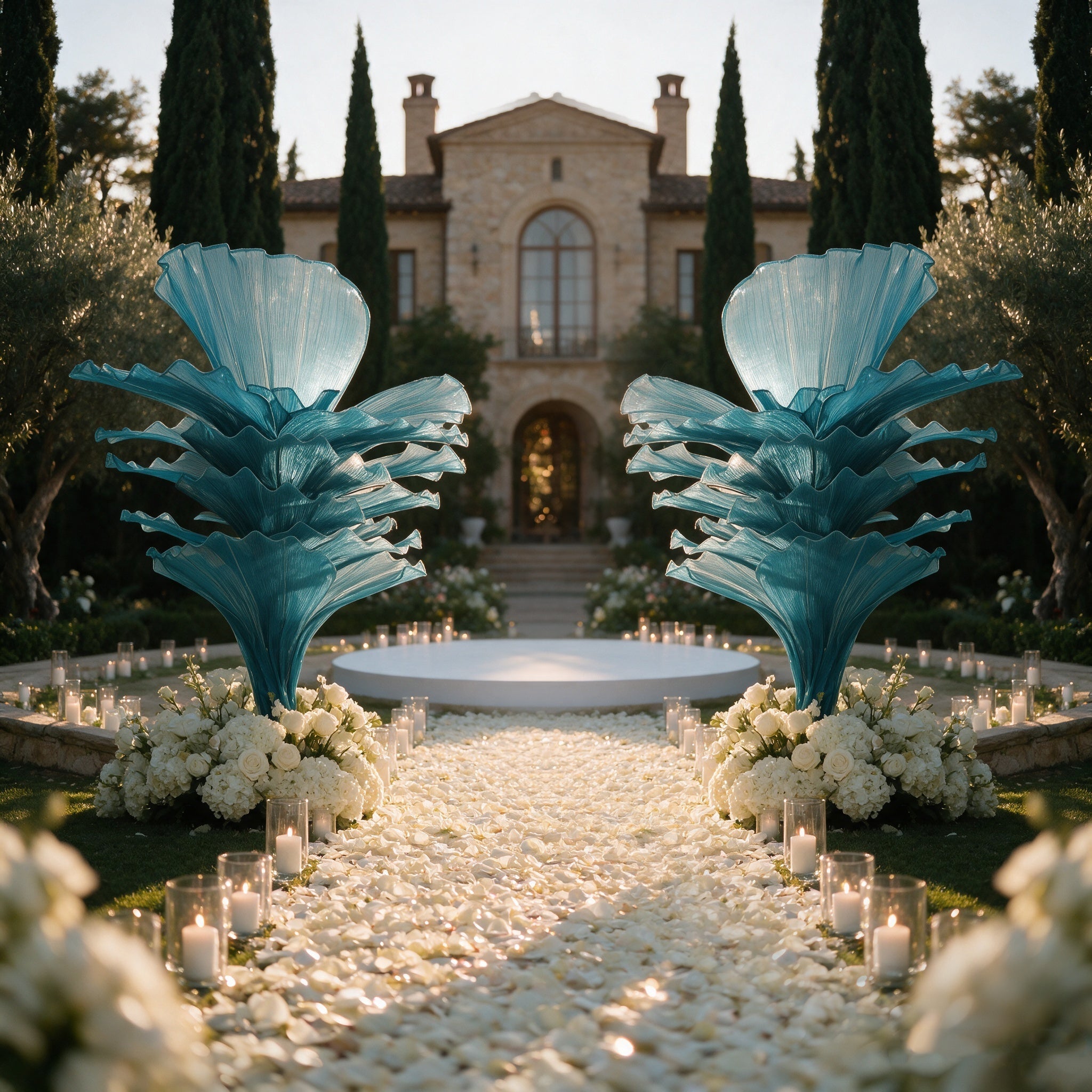 Flowerva "Ocean Love" Wedding and Home Art Installation