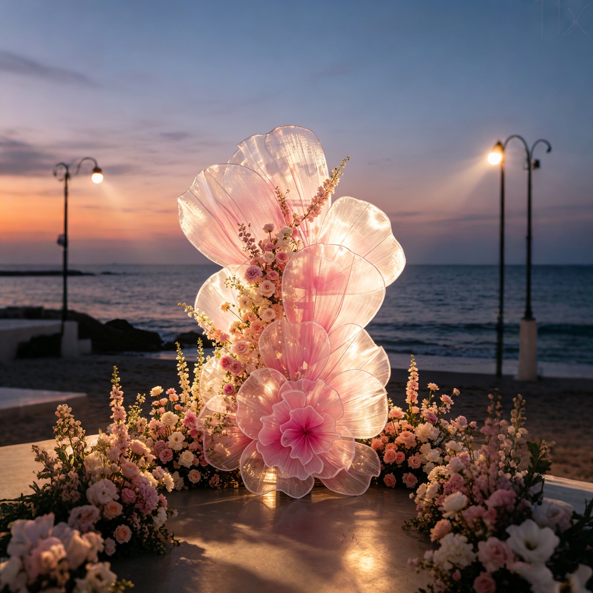 Flowerva Nebula Veil Bloom Wedding Decor