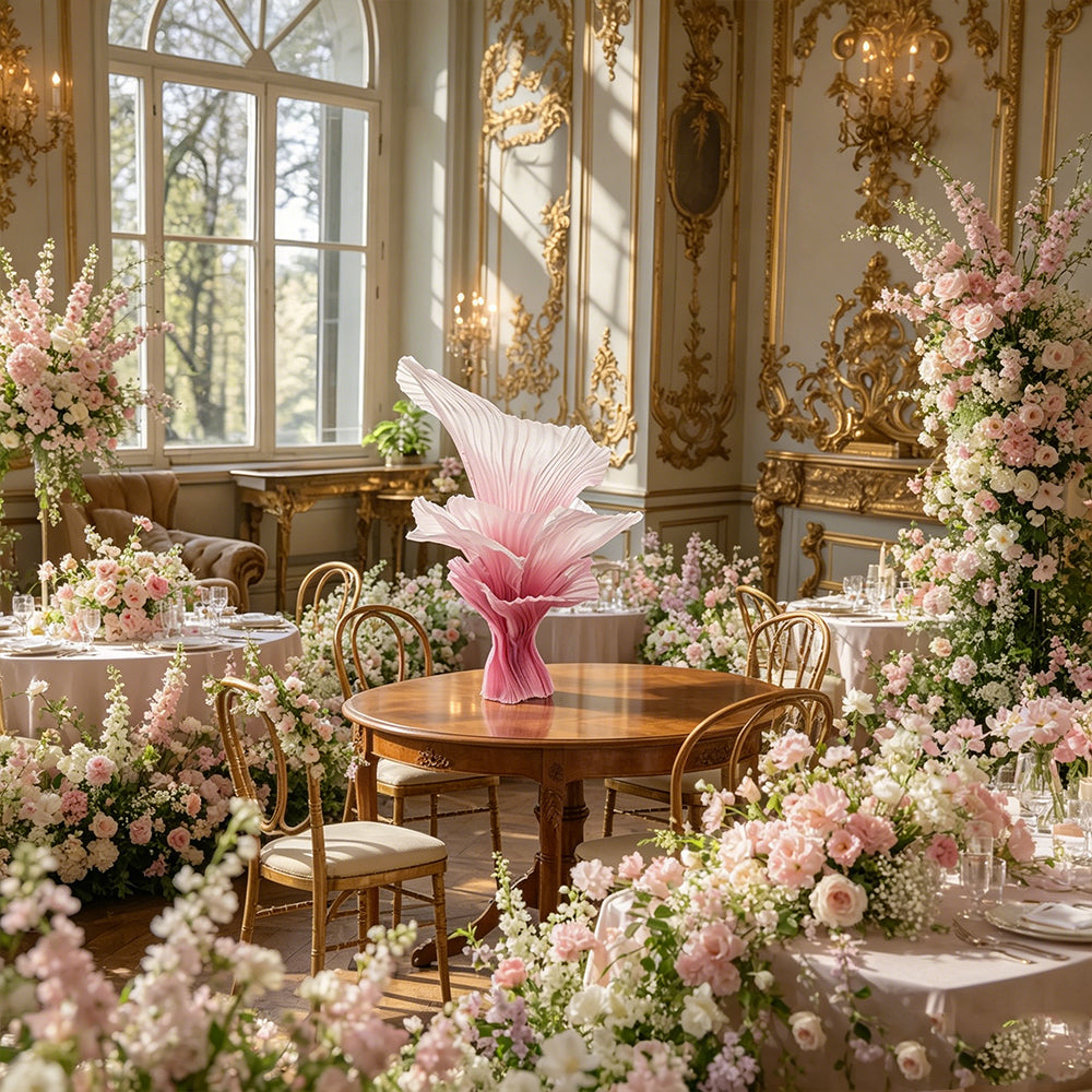 Flowerva "Romantic Light" Table Flower Wedding Decoration/Home Decor