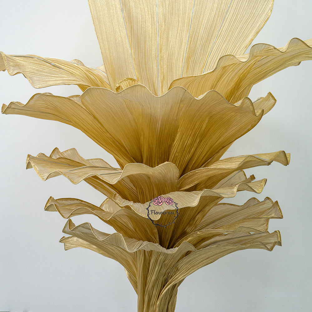 Flowerva Champagne Gold French Vintage Wedding and Home Art Decoration