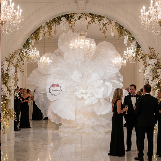 Flowerva Luminous Cloud Bloom Statement Decor
