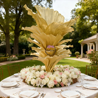 Flowerva Height Fabric Table Flower Wedding Decor(Without Flowers)