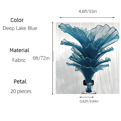 Flowerva Height Fabric Table Flower Wedding Decor(Without Flowers)