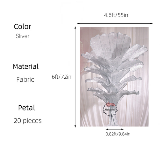 Flowerva "Glacier Flower" Luxury Wedding and Home Art Decoration