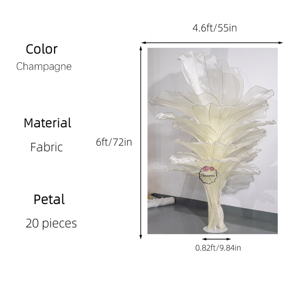 Clearance Flash Sale | Flowerva Height Fabric Table Flower 6ft