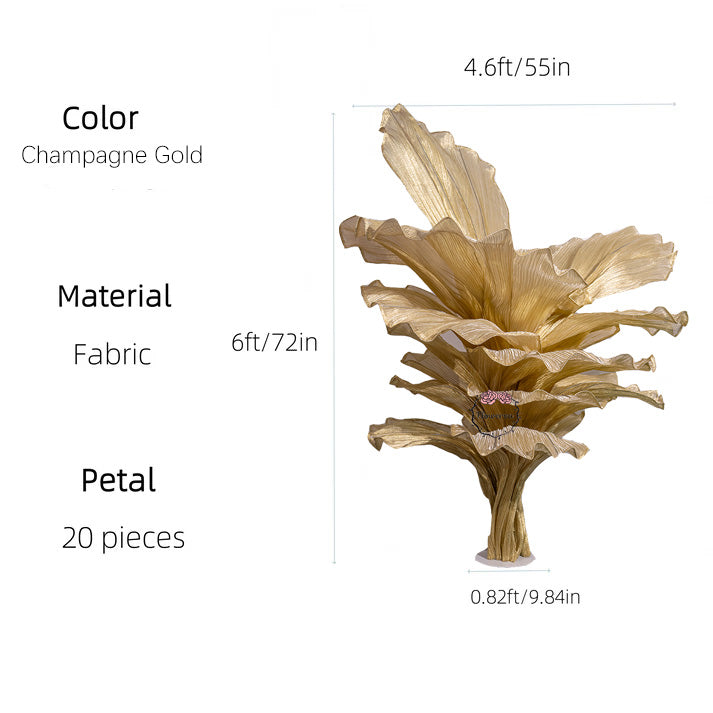 Flowerva Height Fabric Table Flower Wedding Decor(Without Flowers)