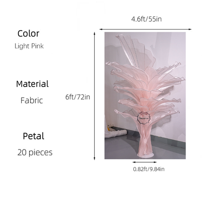Flowerva Height Fabric Table Flower Wedding Decor(Without Flowers)