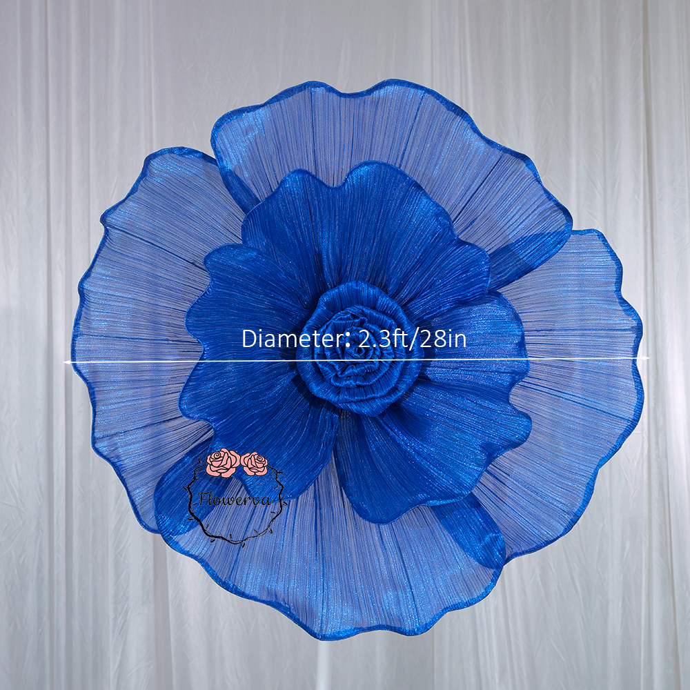 Flowerva Fabric Giant Flower Centerpiece Luxury Wedding & Event Decor