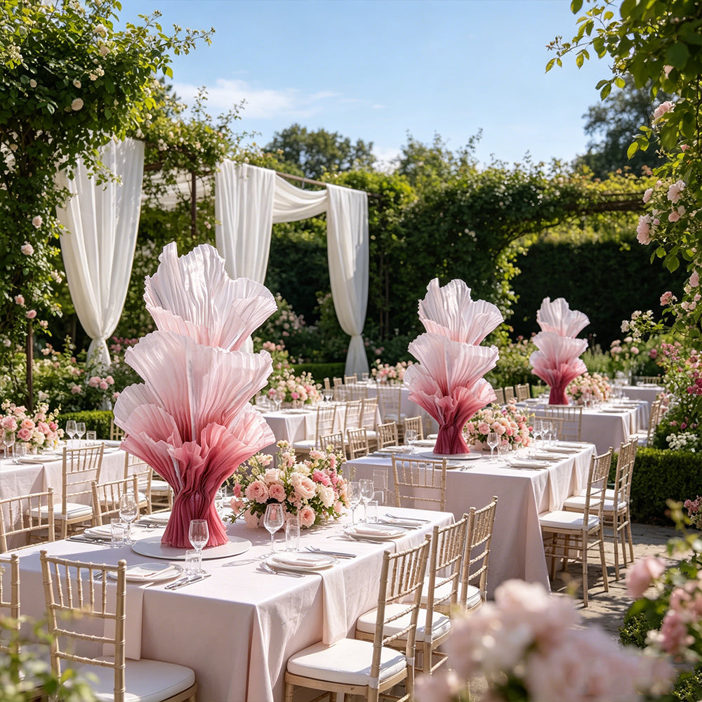 Flowerva "Romantic Light" Table Flower Wedding Decoration/Home Decor