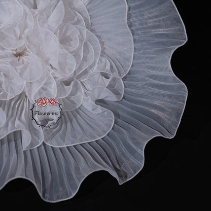 Flowerva – «grand Vase» blanc géant à faire soi-même, fleurs pour toujours, décoration d'arrière-plan pour fête de mariage