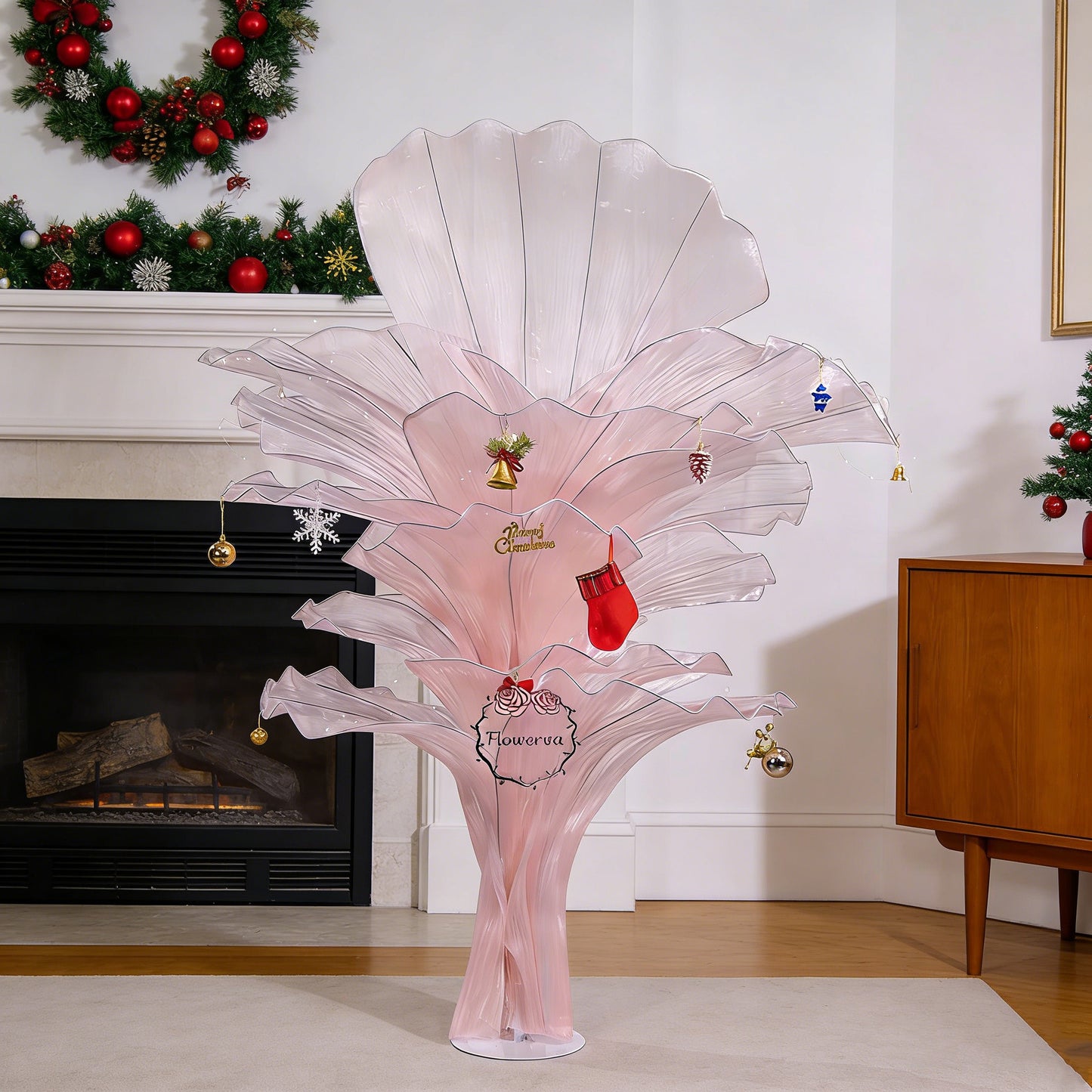 Flowerva Height Fabric Table Flower Christmas Decor (Including Hanging Decor)