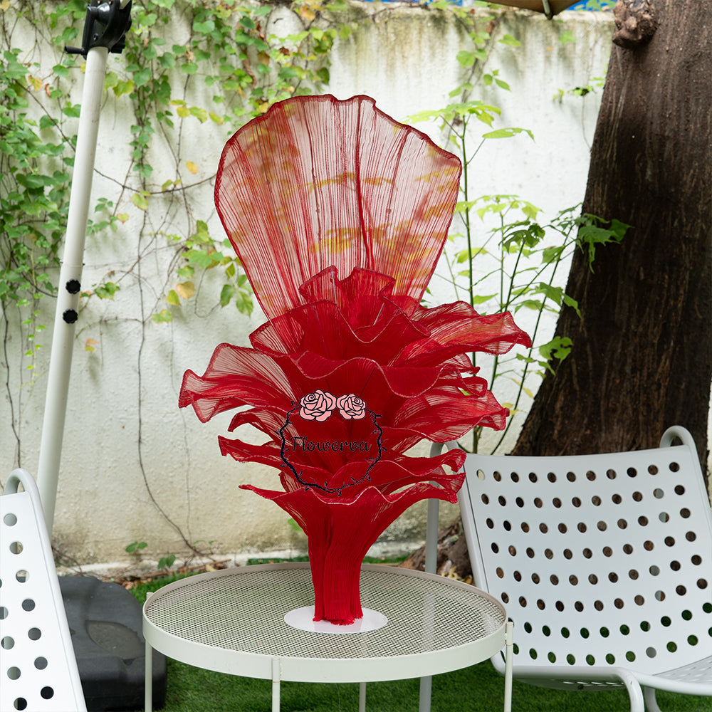 Flowerva Fabric Table Flower Wedding Decor Shopping Mall Decoration