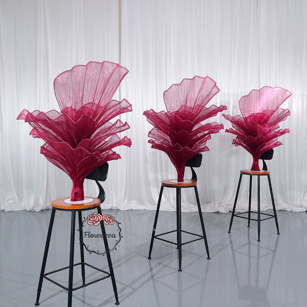 Flowerva Height Fabric Table Flower Wedding Decor(Without Flowers)